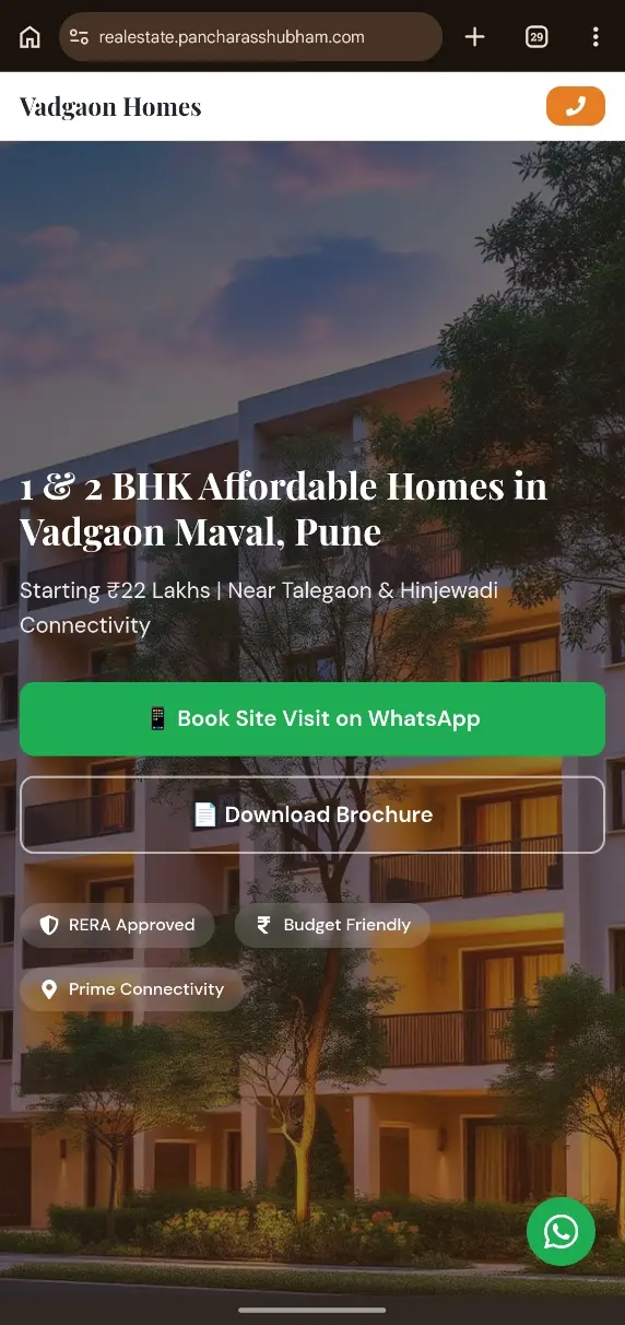 Real Estate Mobile Preview
